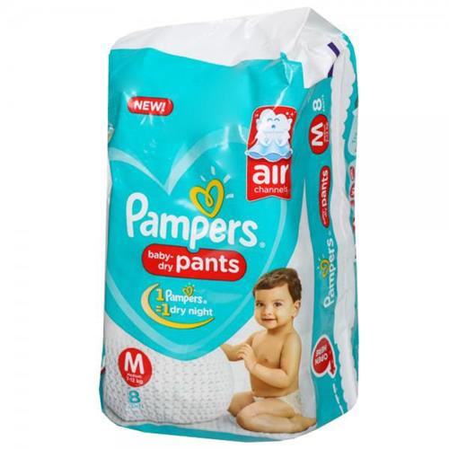 PAMPERS PANTS M(7-12)Kg 8N